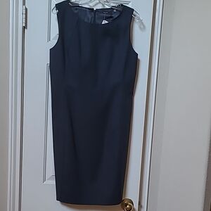 Tahari Blue Sheath Dress